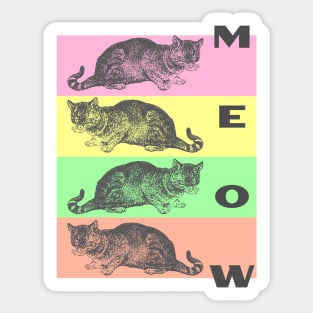 MEOW Sticker